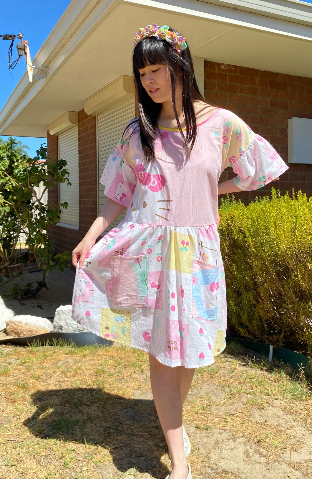Hello Kitty Kadence Patchwork Dress - M Size