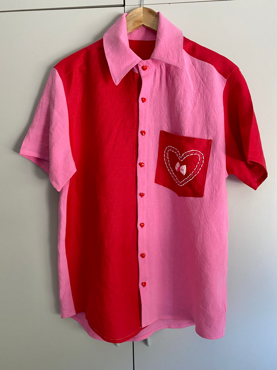 Linen Love Day Shirt - L