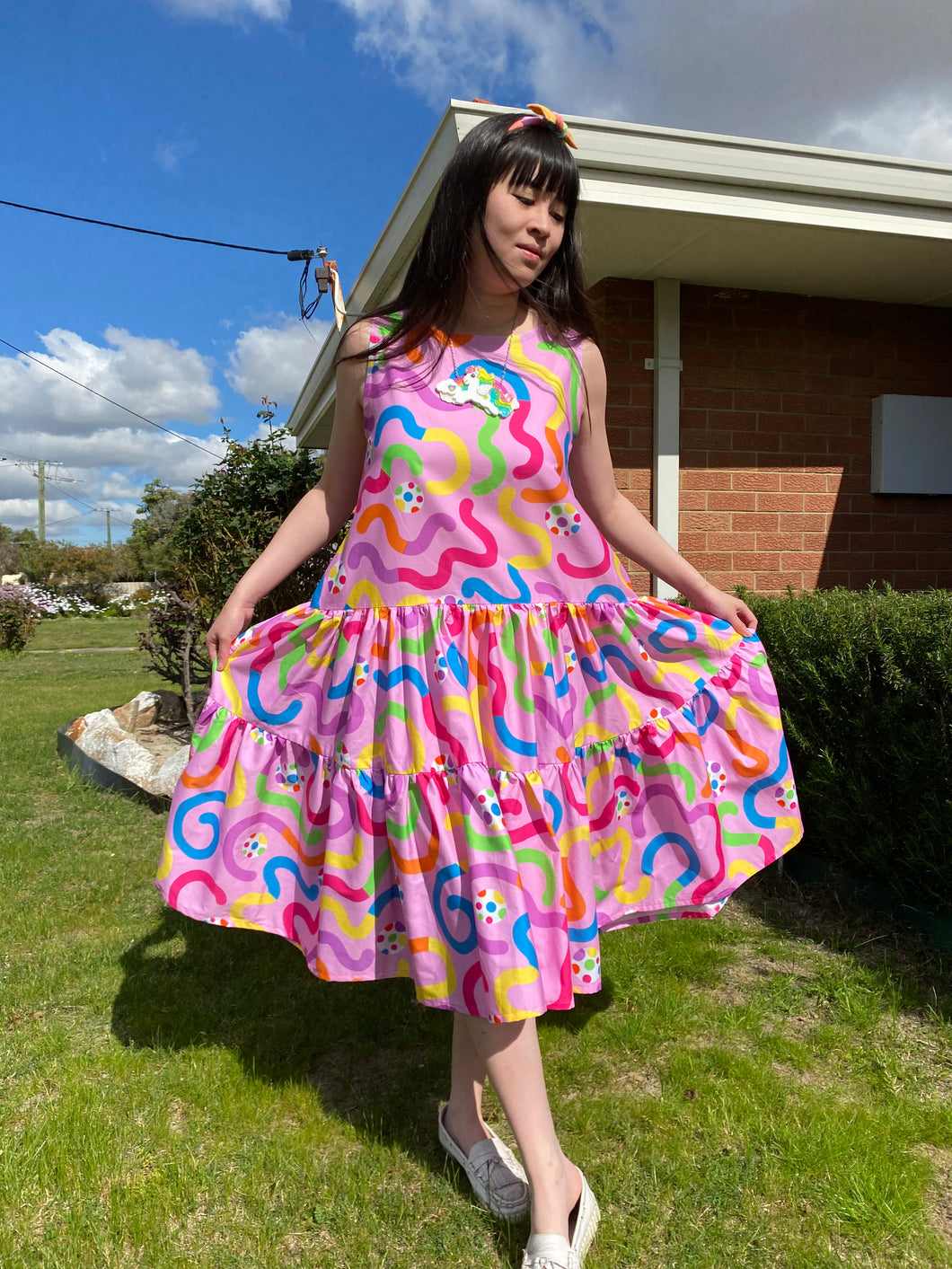 CUSTOM Belle Dress - XS to 4XL, Various Pink Fabric Choices
