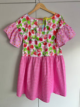 Load image into Gallery viewer, Strawberry Picnic Kadence Patchwork Dress - Made to Order XS-XL
