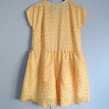 Load image into Gallery viewer, Yellow Mei Dress in Bambi and Bunny Love - Patchwork Lining, XS Seconds
