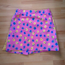 Load image into Gallery viewer, Pink Floral Gingham Picnic Blanket Kilt - S/M Size, One Off
