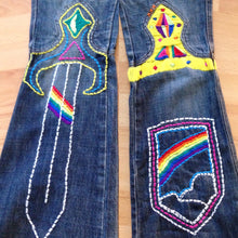 Load image into Gallery viewer, Guess Reworked Vintage Empress Jeans - 26&quot;
