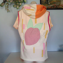 Load image into Gallery viewer, Upcycled Fleece Patchwork Inside Outside Hooded Vest B
