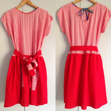 Load image into Gallery viewer, Red and Mini Gingham Mei Dress in Cherry Pie  - L Size One Off
