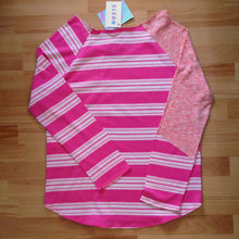 Load image into Gallery viewer, Pink and Mad Sweater Upcycled Patchwork Tee B - M size
