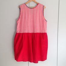 Load image into Gallery viewer, Red and Mini Gingham Pollyanna Dress in Cherry Pie - XL Size One Off
