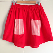 Load image into Gallery viewer, Red Freya Skirt in Cherry Pie - XS Size One Off
