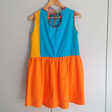 Load image into Gallery viewer, Patchwork Pollyanna Dress in Swim Team - XS One Off
