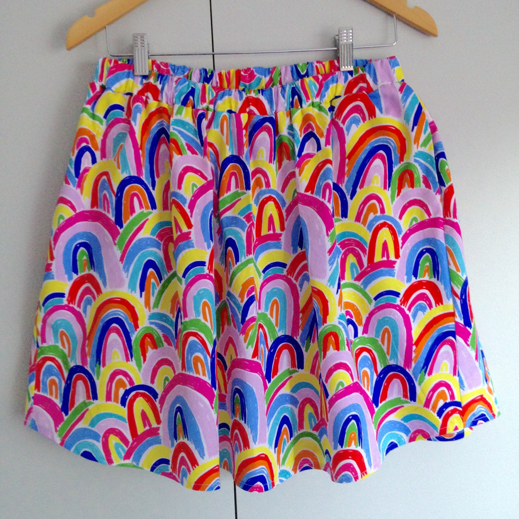 Freya Skirt in Rainbows - MADE TO ORDER