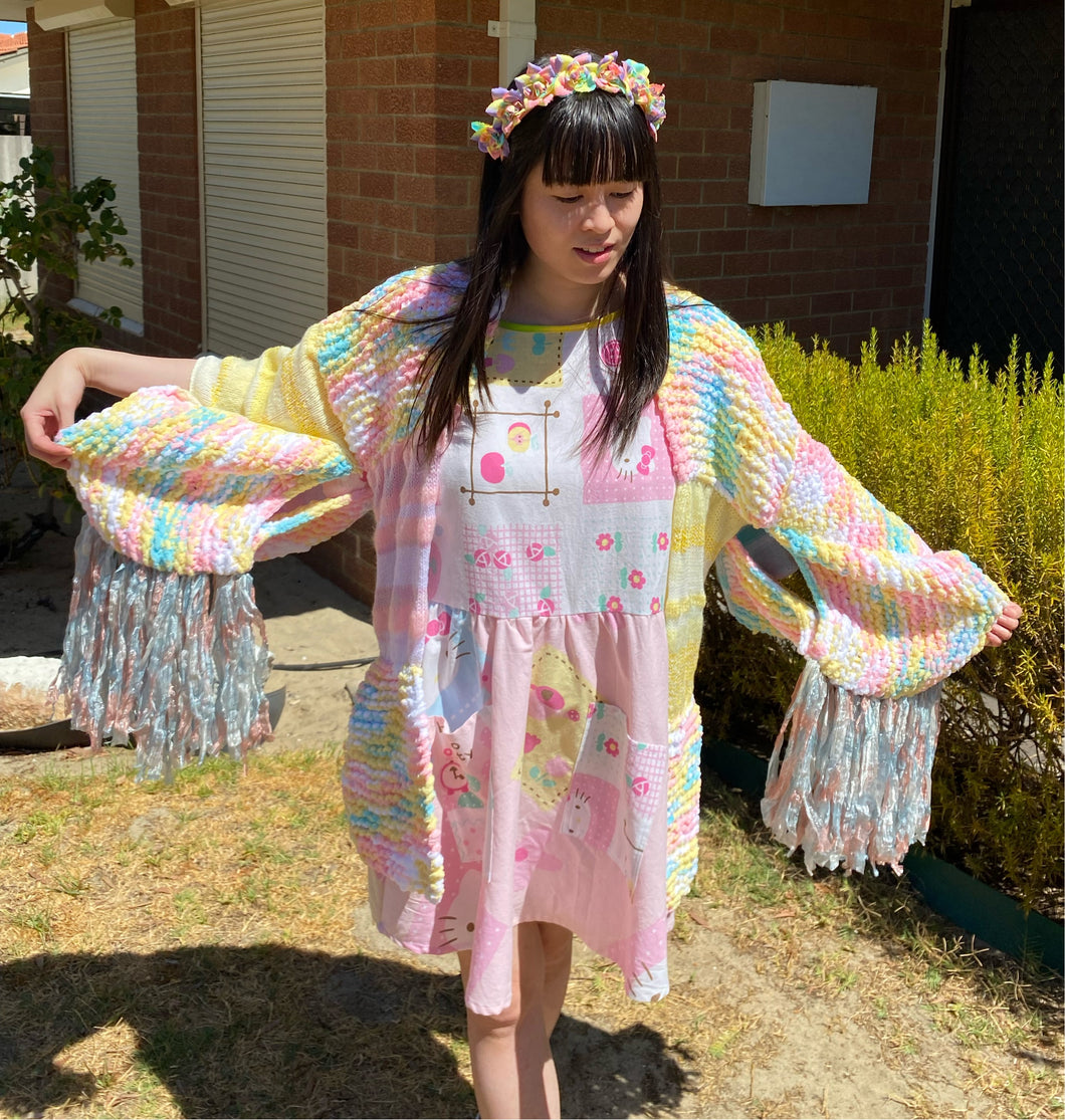 Ice Cream Knitted Haori - Summer